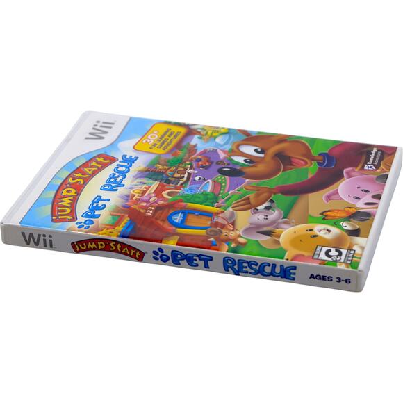 Nintendo Wii Jump Start Pet Rescue w/ Original Box & Manual - 2K Play - Picture 3 of 6